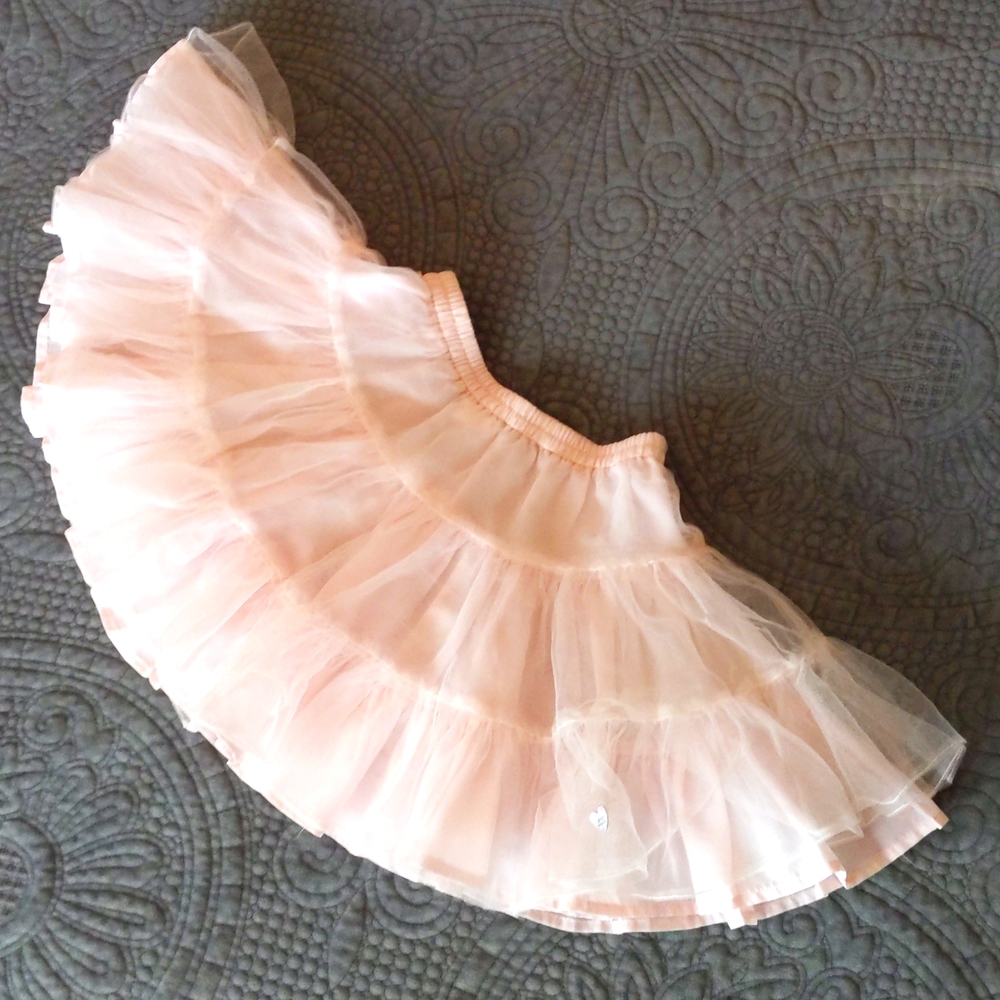 🩷Lili Gaufrette🩷cotton candy pink girls tutu skirt🩷size 6🩷